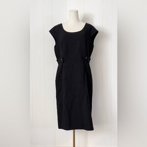 Vintage St. John Women’s Wool Dress Size 12 Black